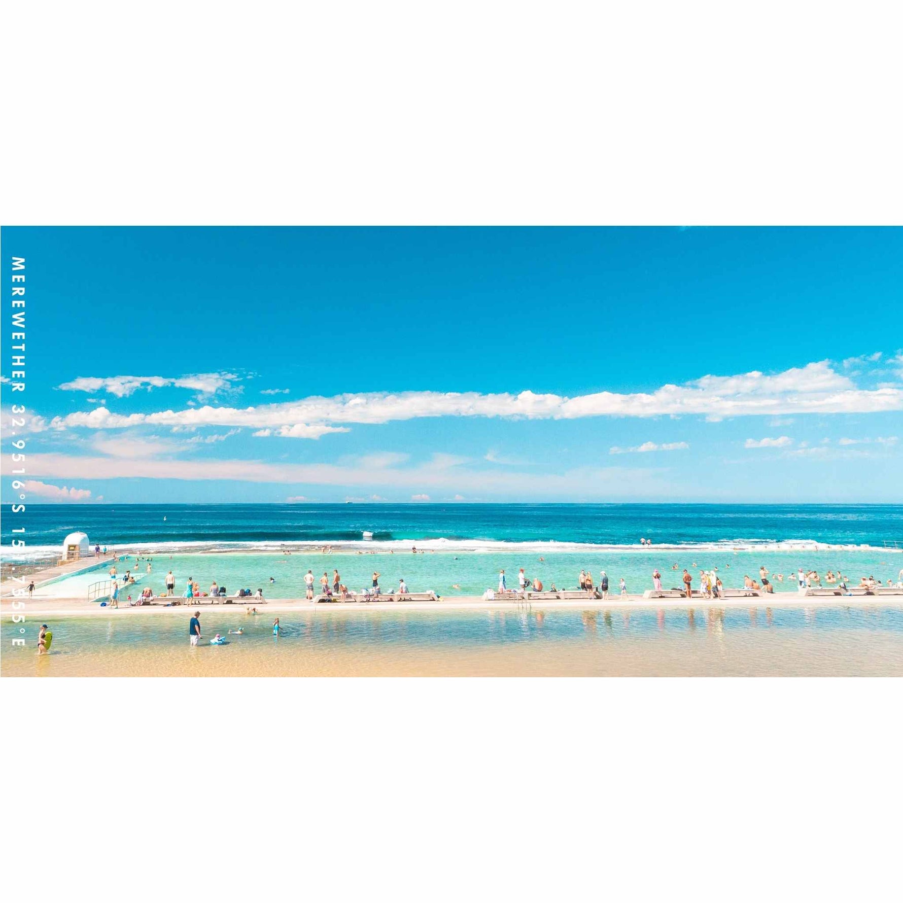 Merewether Summer beach towel