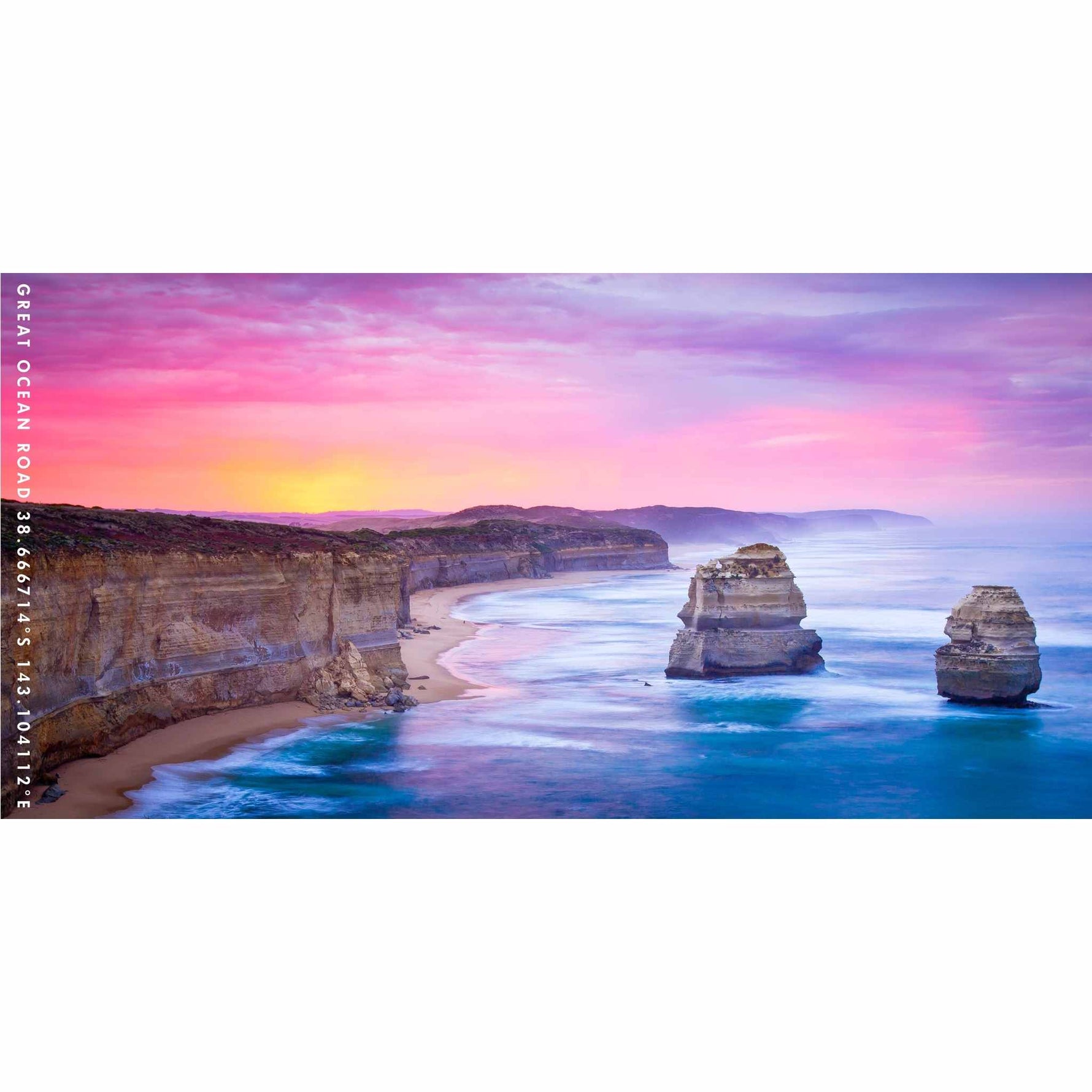 Ocean Road Rainbow beach towel