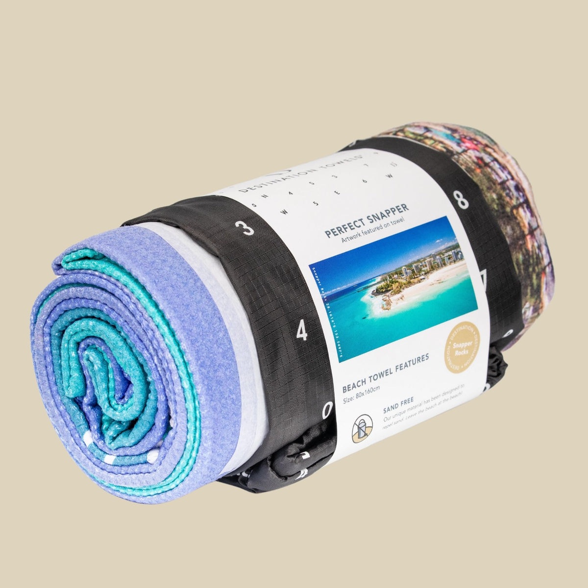 Perfect Snapper beach towel