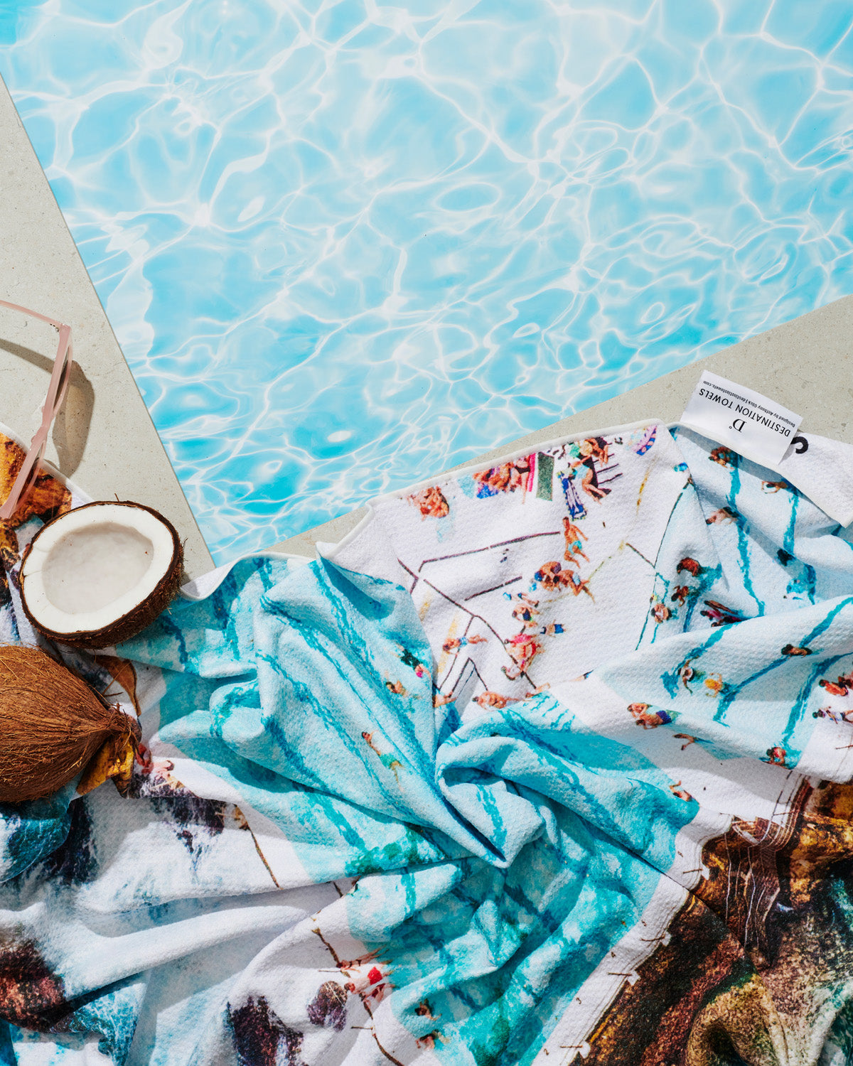 Icebergs Summer beach towel