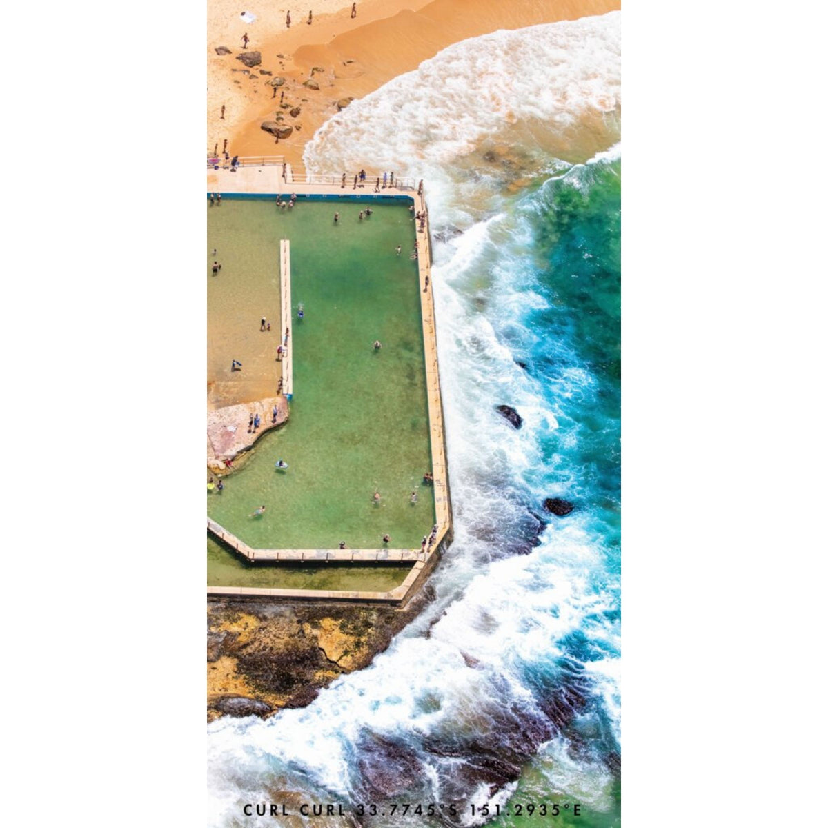 Curly Textures beach towel