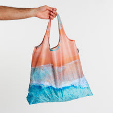 Load image into Gallery viewer, Blue shoreline Reusable Bag