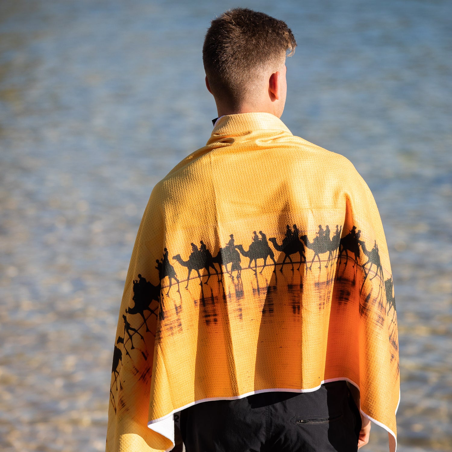 Sunset Ride beach towel