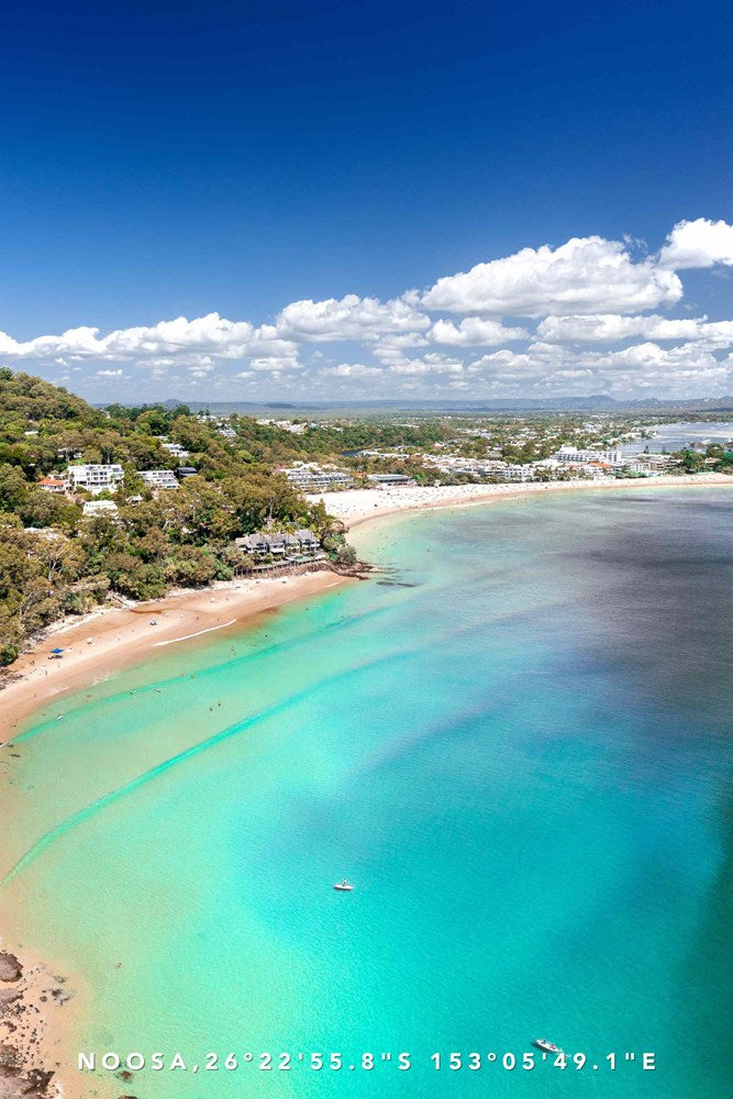 Noosa Cove tea towel