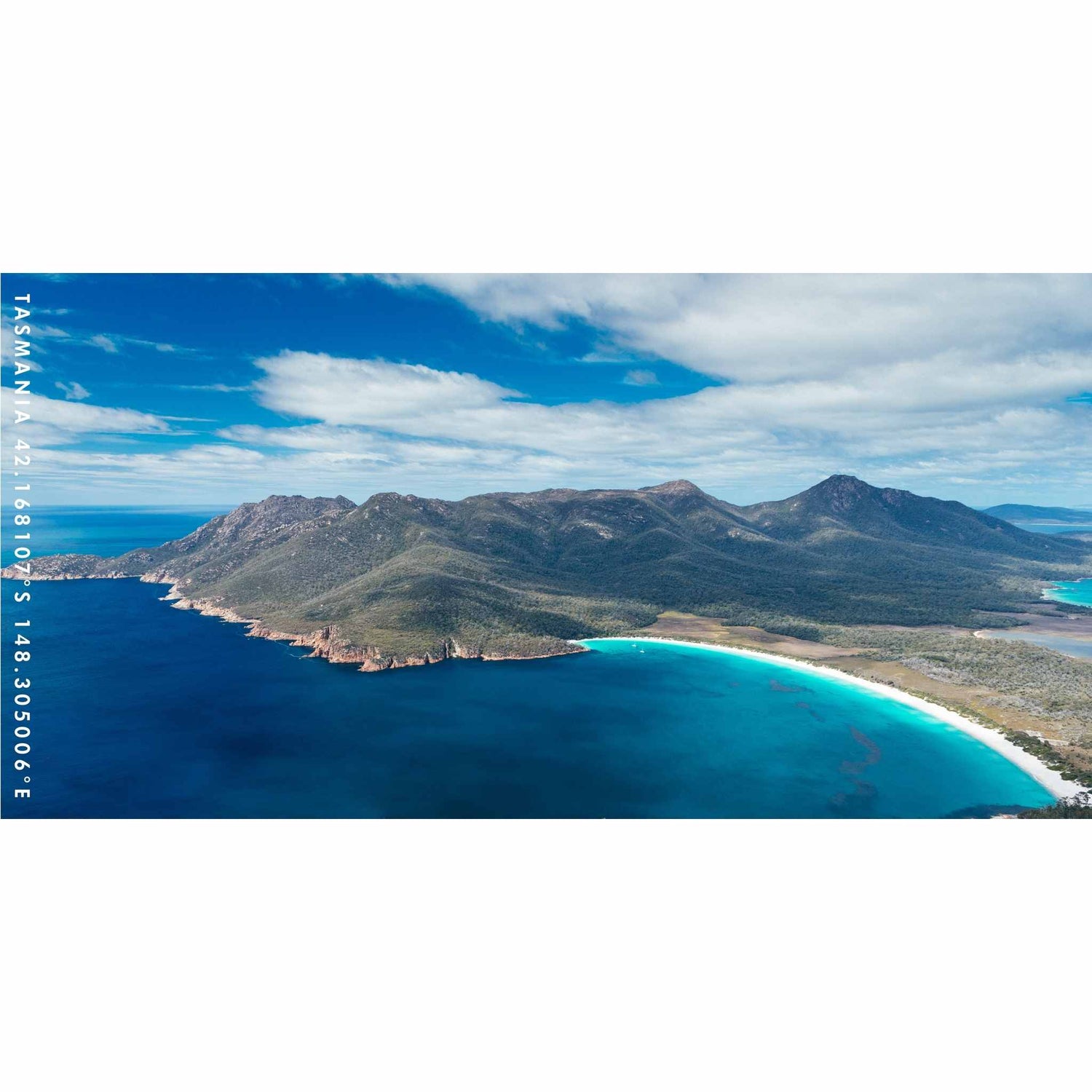 Turquoise Tassie beach towel