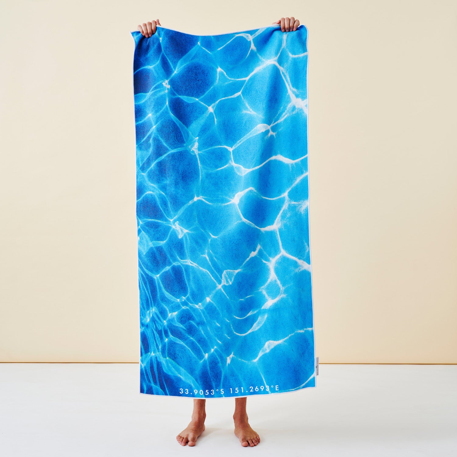 Watercolour beach towel