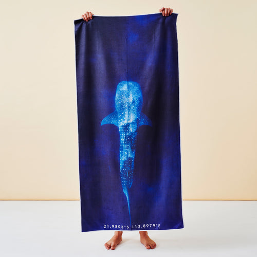 Whale Shark beach towel