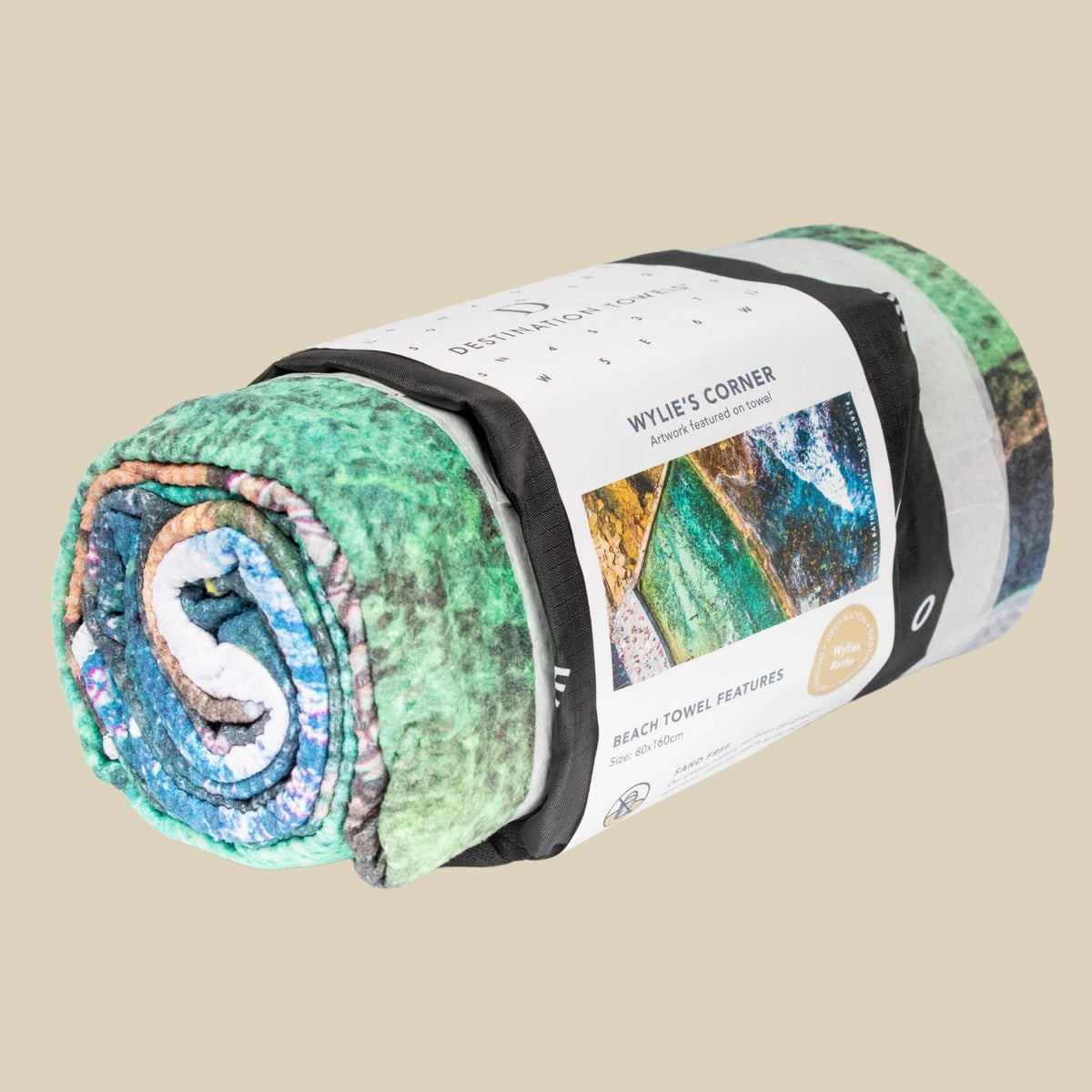 Wylie's Corner beach towel