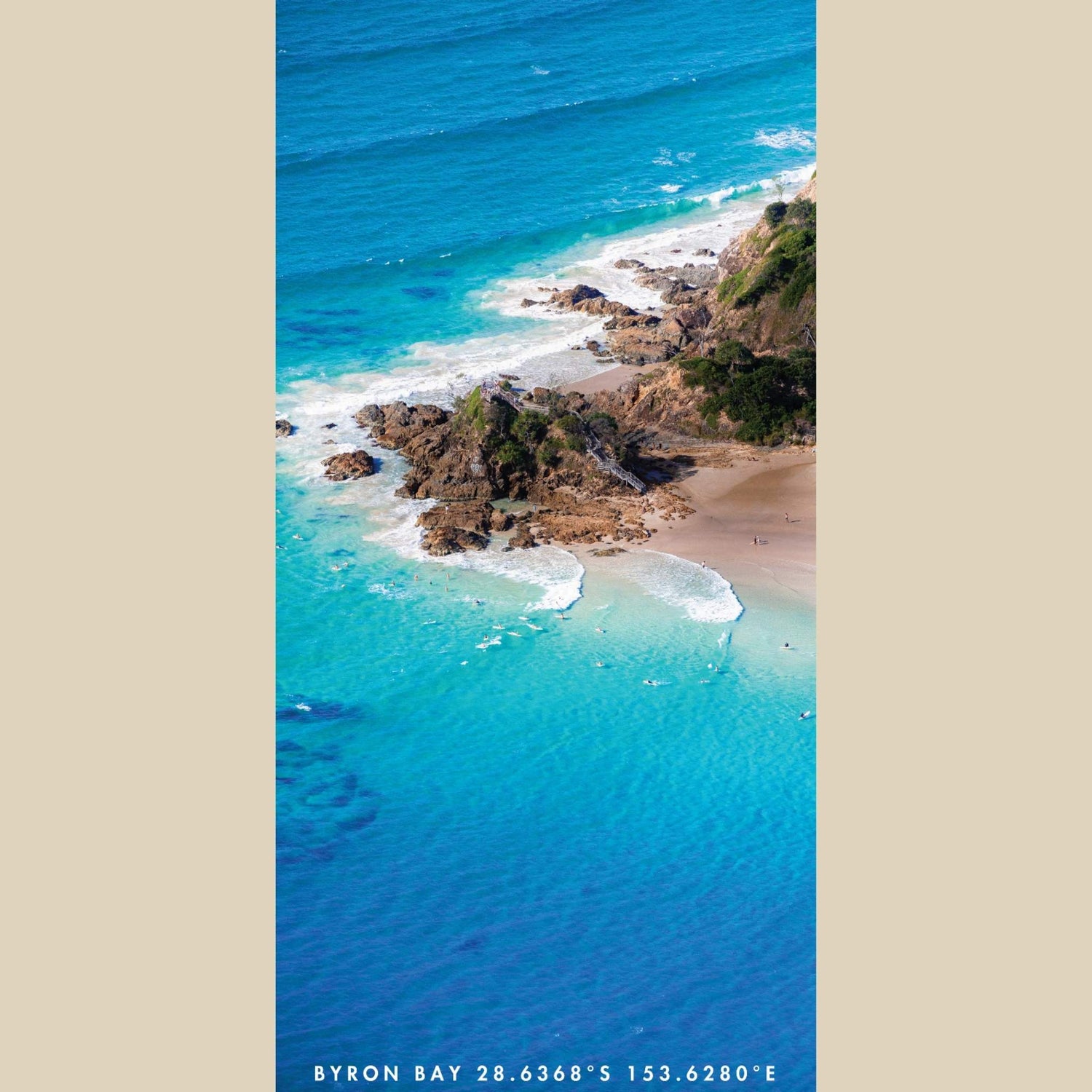 The Pass beach towel